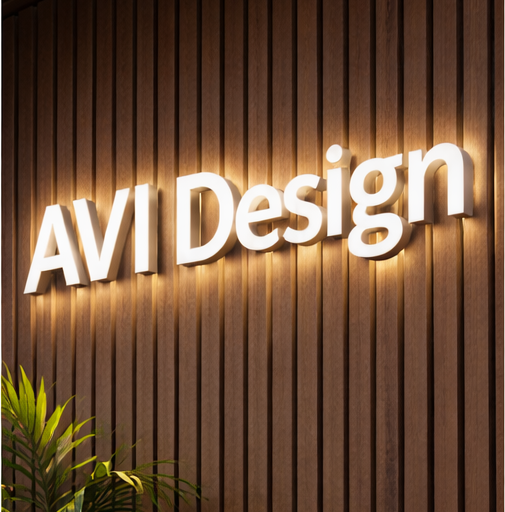 Modern corporate office building with professional monument sign and building letters