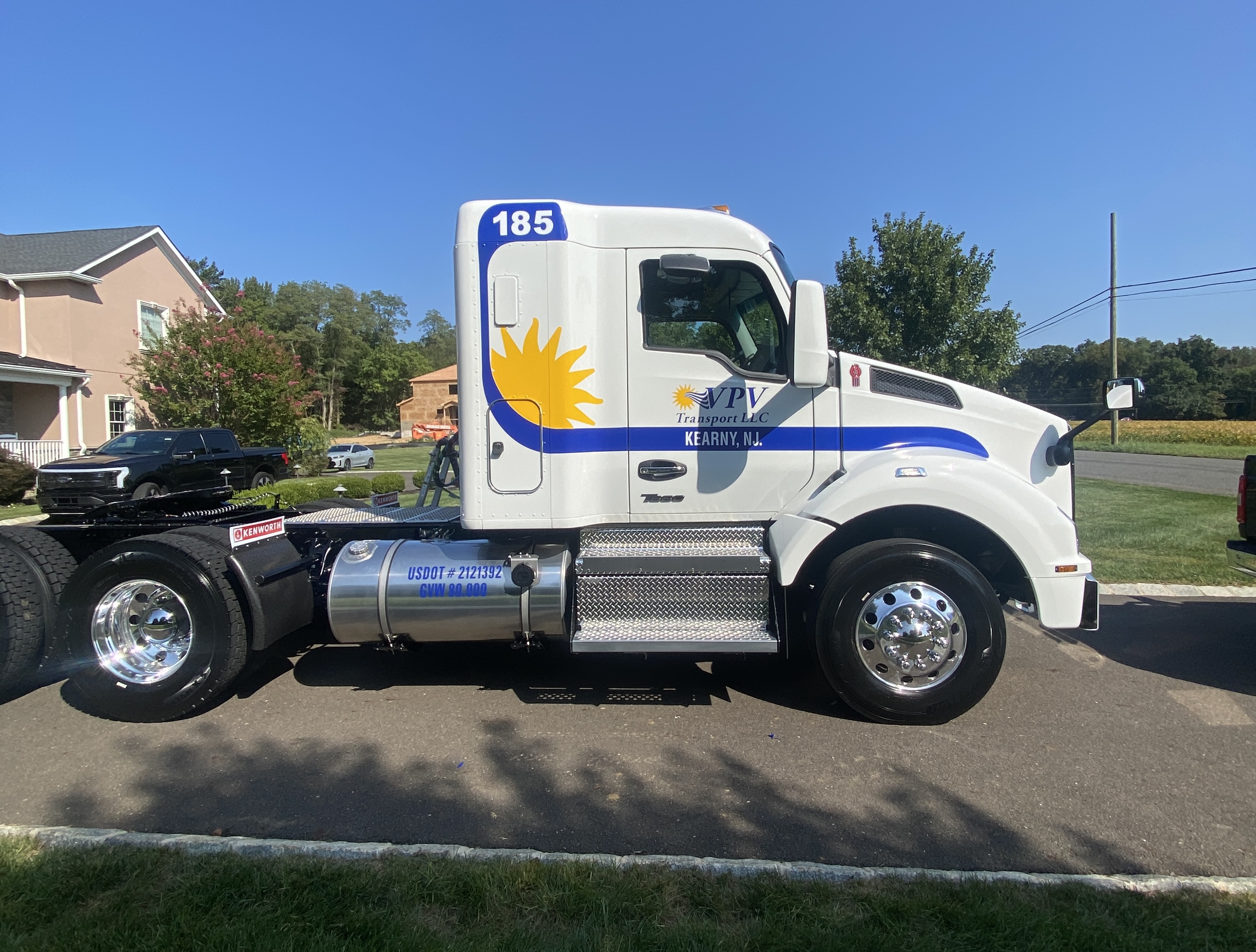 Matching fleet of branded vehicles with consistent wrap design